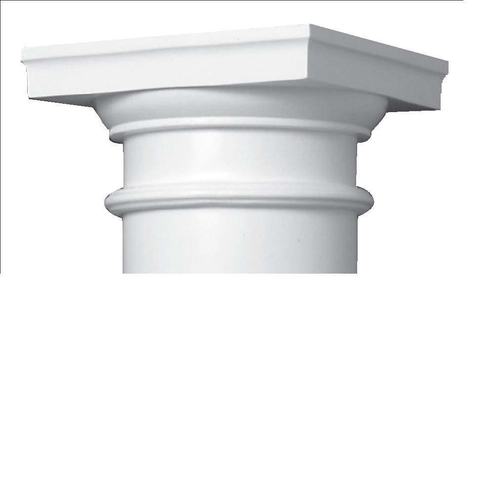 HB&G PermaCast 10 in. x 10 in. Primed Tuscan Post Cap 736105 The Home