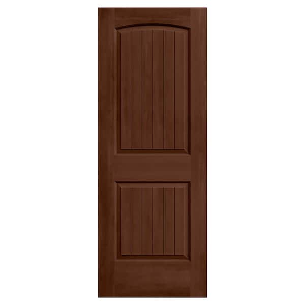24 in. x 80 in. Santa Fe Milk Chocolate Stain Molded Composite MDF Interior Door Slab