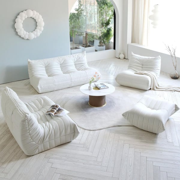Velvet Floor Seating Couch, Velvet Sofa Sets, Modular Sofa