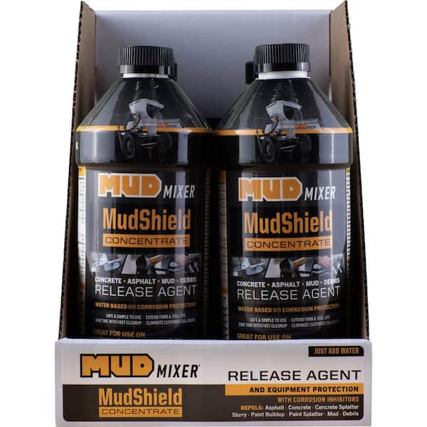 MudShield 32 oz. Concentrate-Industrial-Grade Concrete Release and Anti-Corrosion Shield (6-Pack)