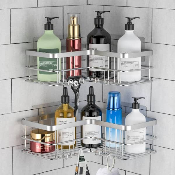 3 Tier Corner Shower Shelf Corner Waterproof for Bathroom Storage