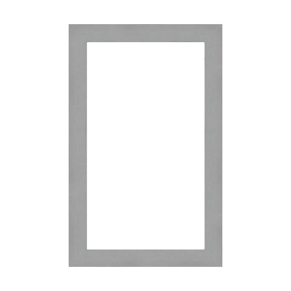 Mirror Makeover Brushed Nickel 17.25 in. W x 27.25 in. H Bathroom Mirror Frame Border Kit-Fits a 16 x 26 Mirror price history on PriceWatchPro