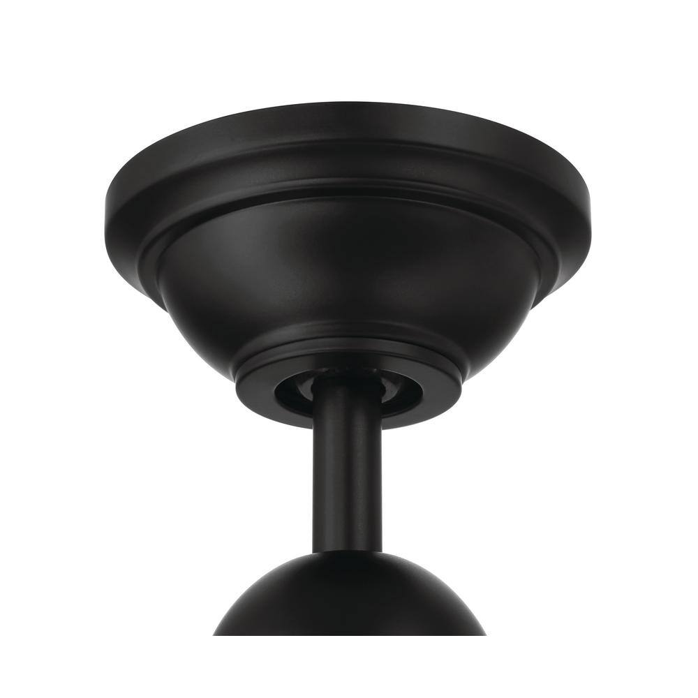 Bellows II 48" Dual Head Black Aluminum Ceiling Fan with LED Light Kit