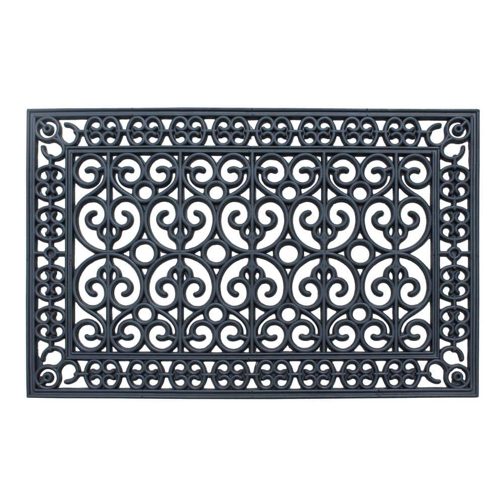 A1HC First Impression Hand Finished Paisley 24 in. x 36 in. Rubber Non-Slip
