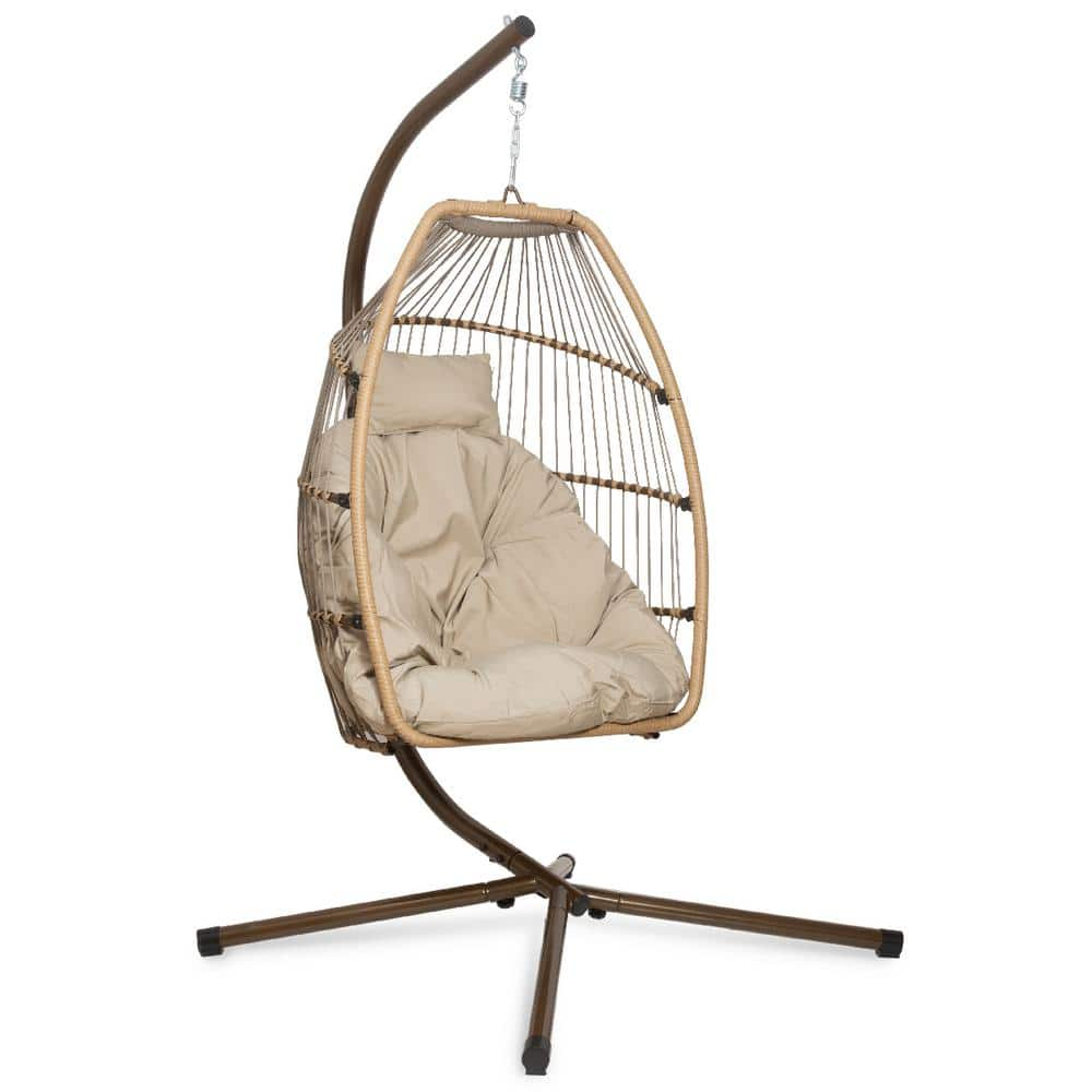 Barton premium hanging chair swing chair patio egg chair uv resistant fluffy cushion large best sale basket porch lounge