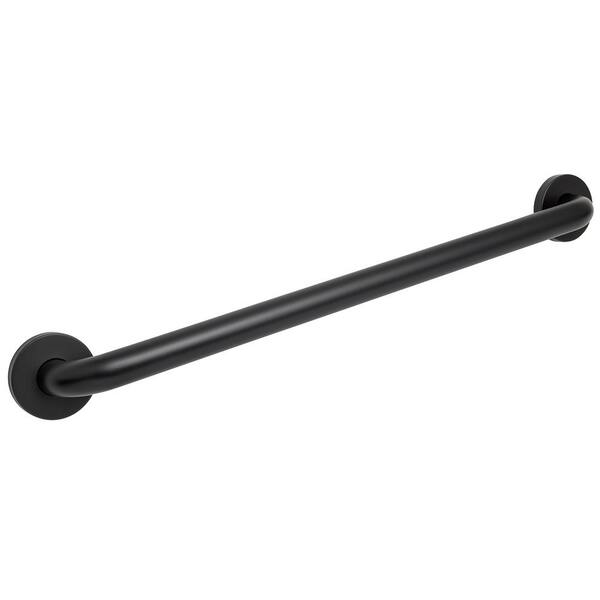 Speakman Neo 24 in. x 3 in. ADA Grab Bar in Matte Black SA100924MB The Home Depot