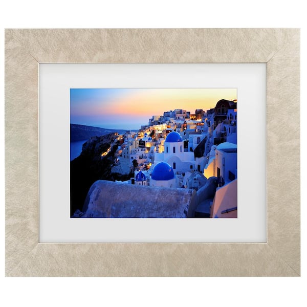 Trademark Fine Art Martin Froyda Santorini Island, Greece Matted Framed Photography Wall Art 19.5 in. x 23.5 in.