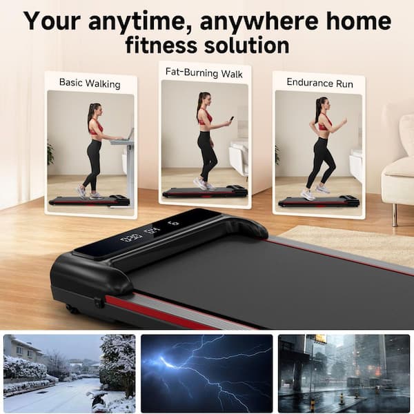 ComHoma Walking Pad Treadmill with Remote Control LED Display