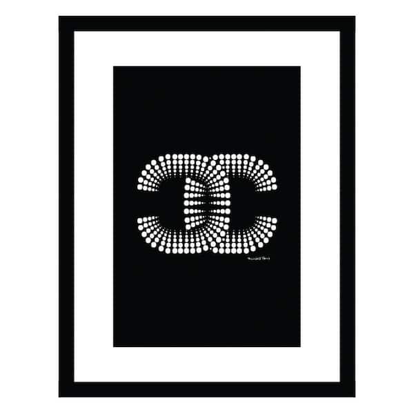 VENICE BEACH Collections Fashion Designer Glam Logo-Framed Print by Fairchild Paris Abstract Poster Art Print 18 in. x 14 in.