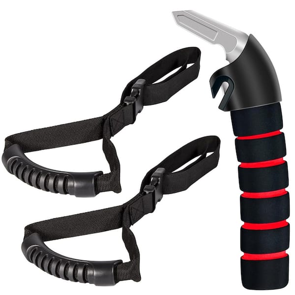 6.6 in. Car Handle Assist for Elderly, Multifunction Car Armrest Portable Bar for Seniors and Handicap, Red (1-Pack)