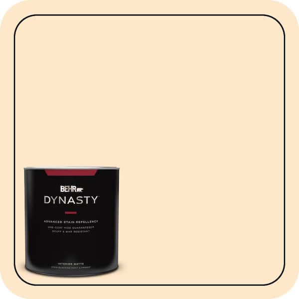 BEHR DYNASTY 1 qt. #ECC-49-1 Antigua Sunrise Matte Interior Stain-Blocking Paint & Primer