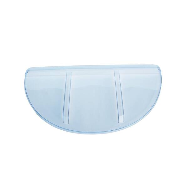 48 inch x 22 inch Polycarbonate Circular Window Well Cover plastic shape clear