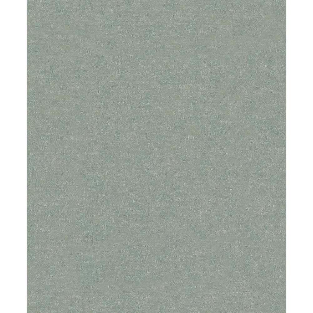 Flora Collection Grey/Green Plain Linen Effect Shimmer Finish Non-Pasted Vi