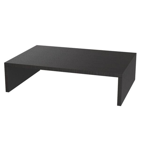 Convenience Concepts Designs2Go 23.75 in. Black Particle Board Small Monitor TV Stand Riser