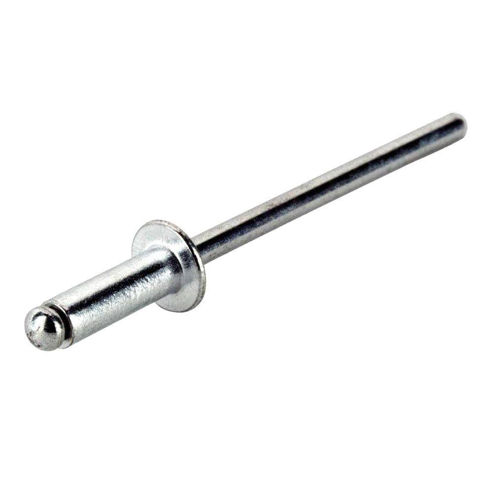 Everbilt 5/32 in. x 3/16 in. Steel Rivet/Steel Mandrel Grip Range 1/8 ...