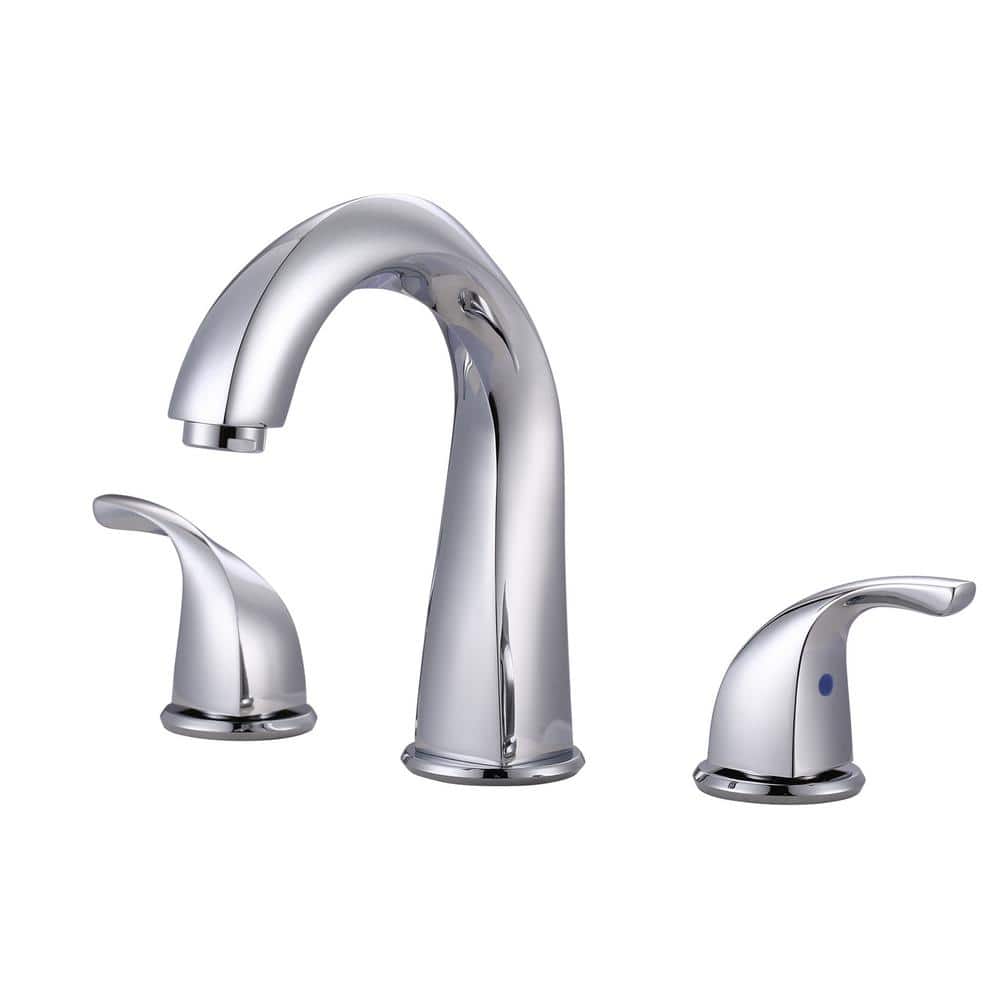 8 in. Widespread Double Handle Bathroom Faucet in Chrome price history on PriceWatchPro