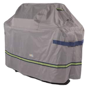 Duck Covers Soteria 53 in. W x 25 in. D x 43 in. H Grill Cover in Grey