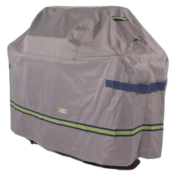 Classic Accessories Duck Covers Soteria 67 in. W x 27 in. D x 48 in. H Grill Cover in Grey