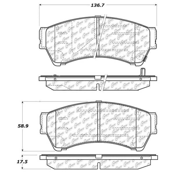 Centric Parts Disc Brake Pad Set