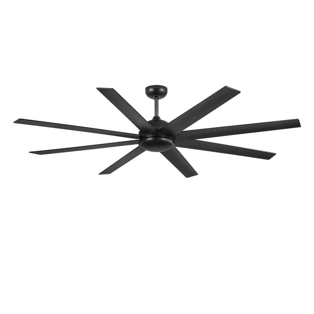 52 In Black Indoor/Outdoor Ceiling Fan without Light Remote/chain Control Fandelier Downrod Reversible for Living Room price history on PriceWatchPro
