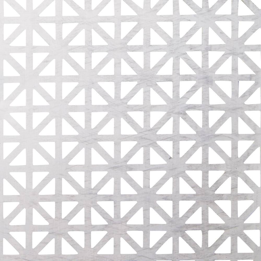 24" x 12" Silver Aluminum Union Jack Decorative Sheet