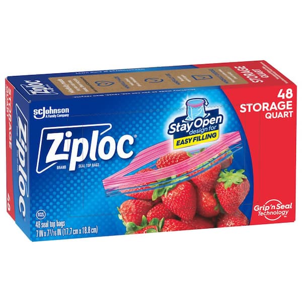 Reviews for Ziploc Plastic Storage Bags Quart (48 pieces) | Pg 5