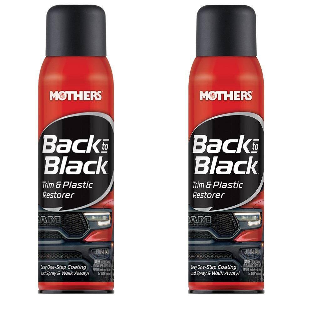 MOTHERS 10 Back-to-Black Trim and Plastic Restorer Spray (2