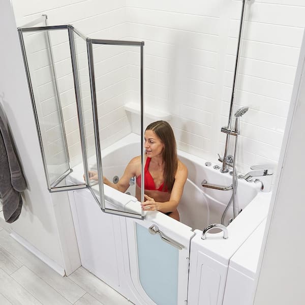 Framed Sliding Walk In Tub Shower Door, From Bathtub To Walk In Shower