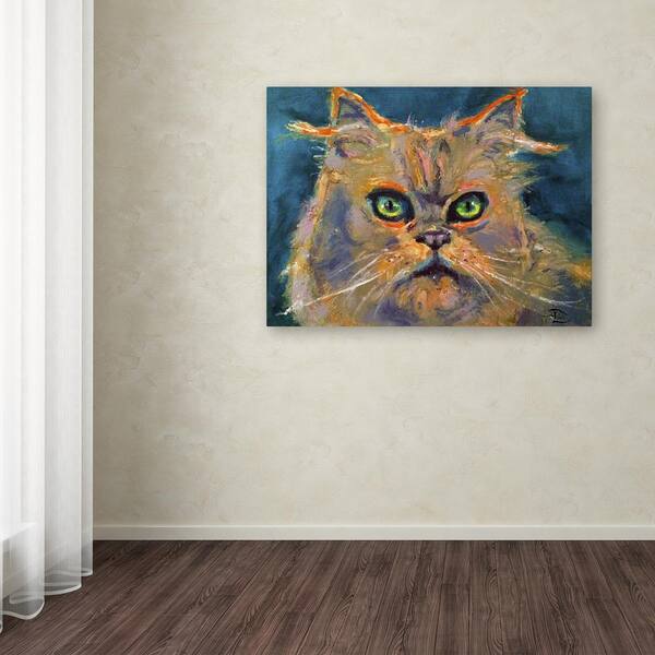Trademark Fine Art 35 in. x 47 in. "Koo Koo Cat" by Lowell S.V. Devin Printed Canvas Wall Art