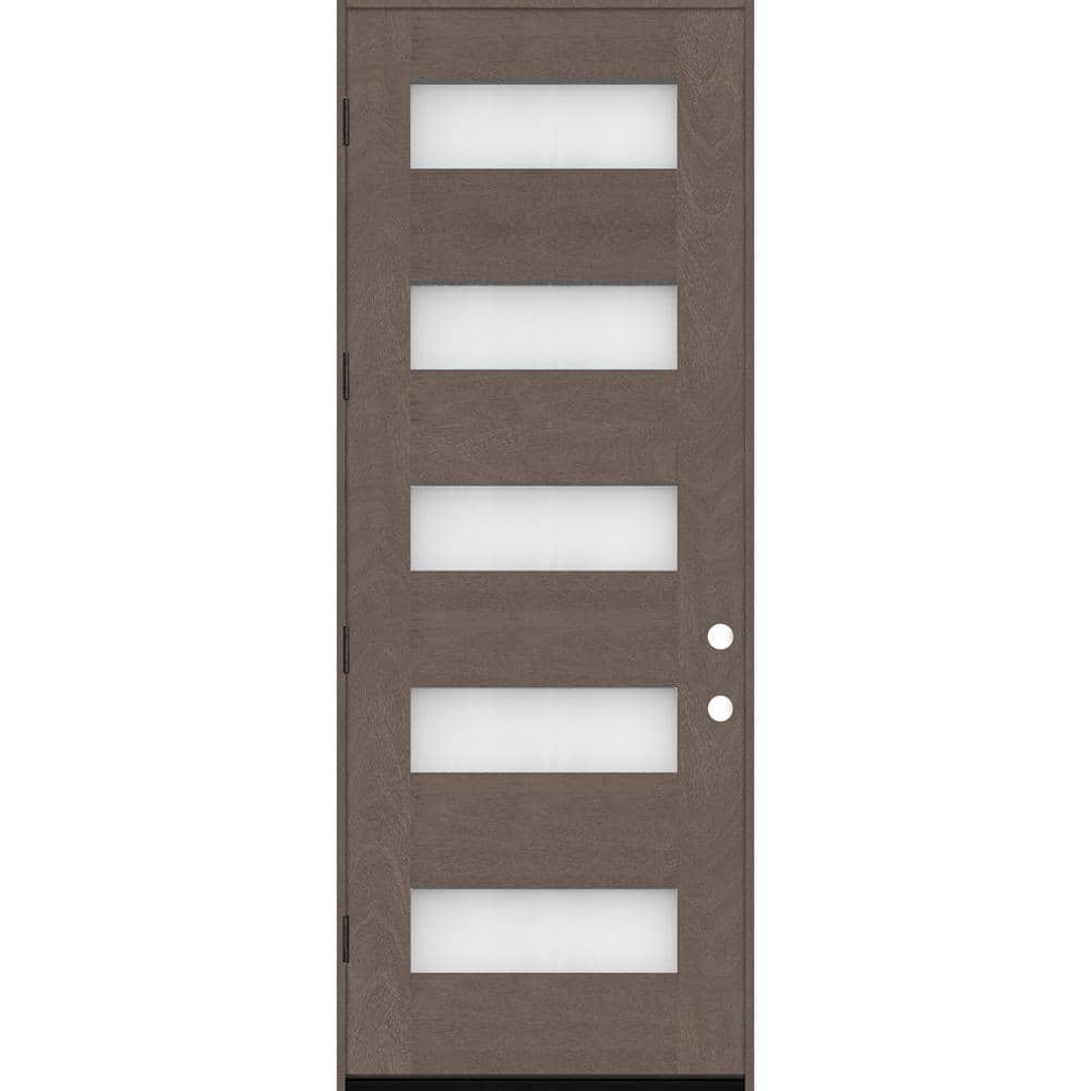 Steves & Sons Regency 36 in. x 96 in. 5L Modern Opaque Glass RHOS