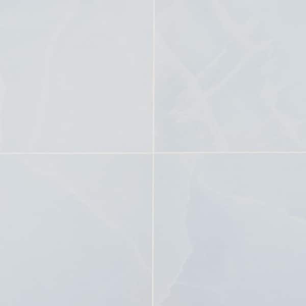 Ivy Hill Tile Saroshi Onyx Azul 11.81 in. x 23.62 in. Matte Porcelain Floor and Wall Tile (15.5 sq. ft./Case)