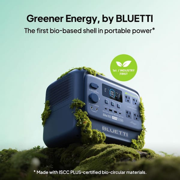 1800W Continuous/3600W Peak Output 1024Wh Portable Power Station, Push Button Start Battery Solar Generator for Outdoors