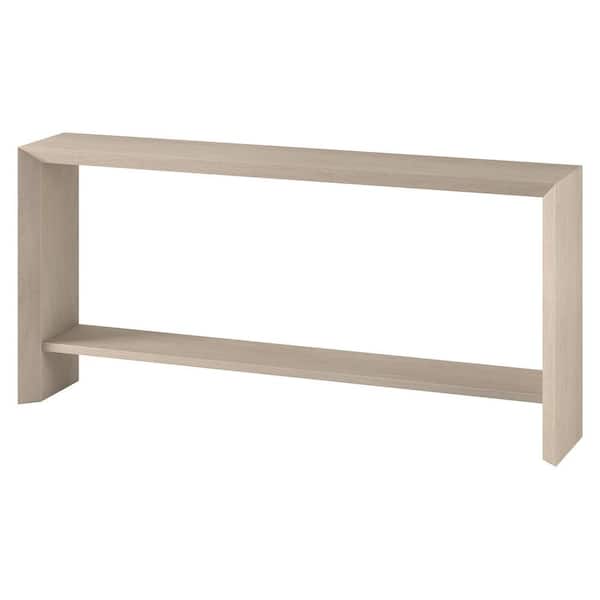 Meyer&Cross Osman 64 in. Alder White Rectangle MDF Top Console
