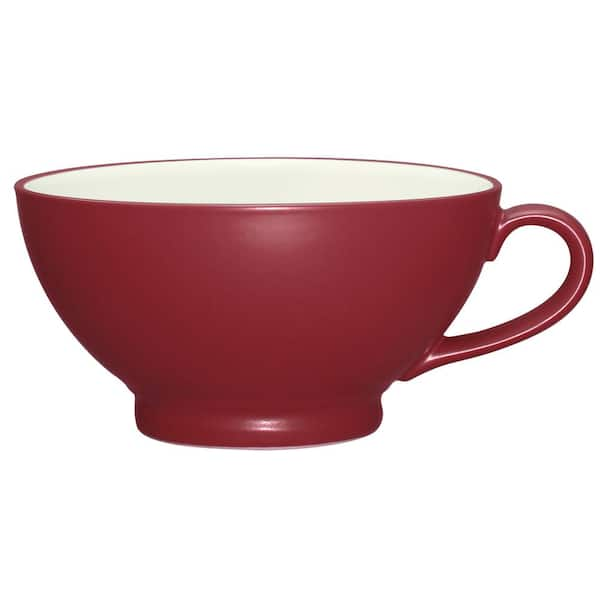 Noritake Colorwave Raspberry Red Stoneware Handled Bowl 5-1/2 In., 18 ...