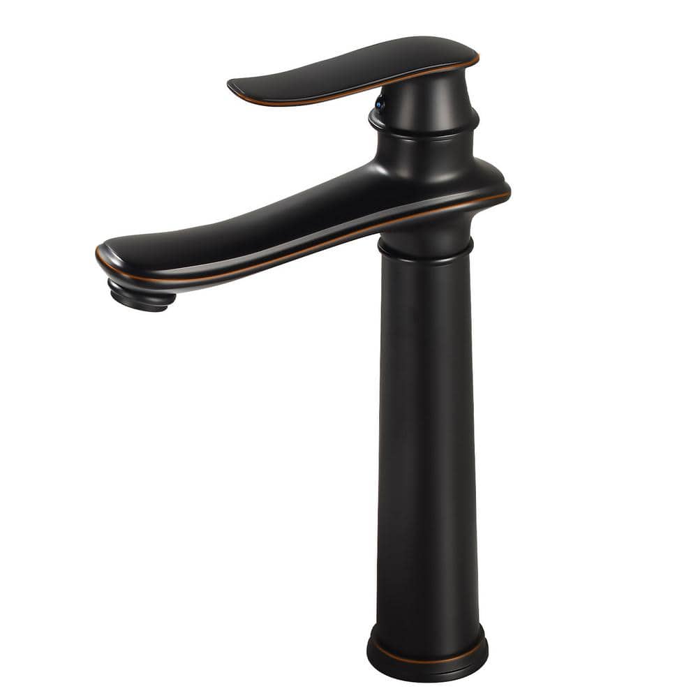 Single Handle Single Hole Bathroom Vessel Sink Faucet Waterfall Bathroom Si
