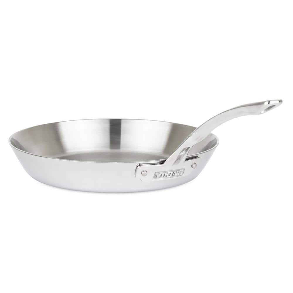 12-Inch Stainless Steel Induction Frying Pan with Lid