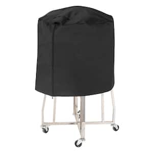 Monterey Water Resistant Outdoor Ceramic Charcoal Grill Cover, 45 in. DIA x 25 in. H, Black