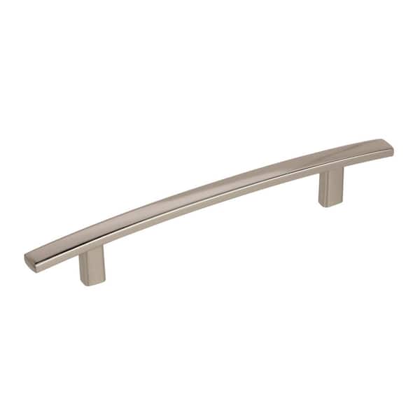 Amerock Cyprus 5-1/16 in (128 mm) Center-to-Center Polished Nickel Drawer Pull