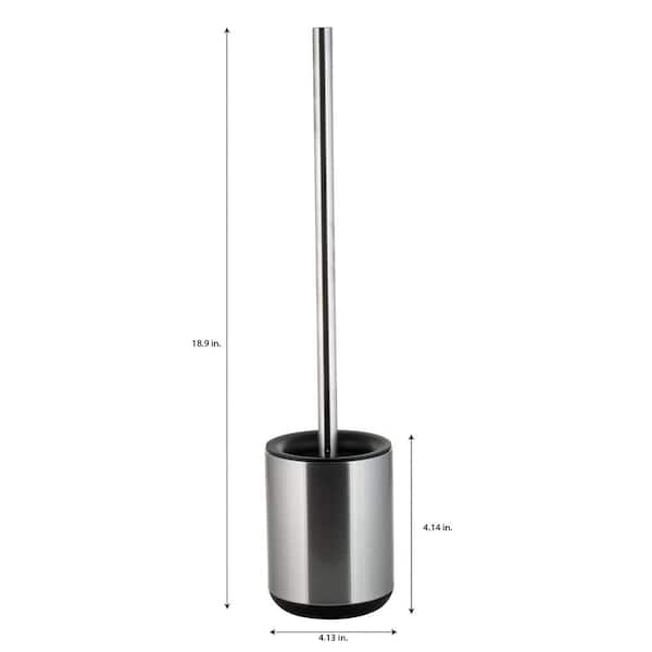 ruiling 10 in. Wall-Mounted Toilet Brush and Holder Freestanding