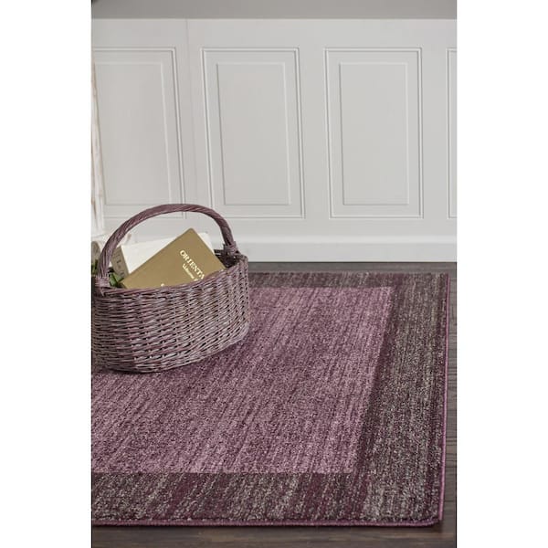 Del Mar Abigail Violet 2' 7 x 10' 0 Runner Rug