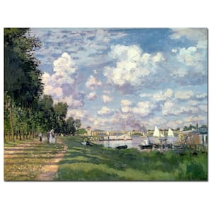 35 in. x 47 in. The Marina at Argenteuil, 1872 Canvas Art