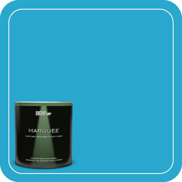 BEHR MARQUEE 1 qt. #T12-8 Reboot Semi-Gloss Enamel Exterior Paint & Primer