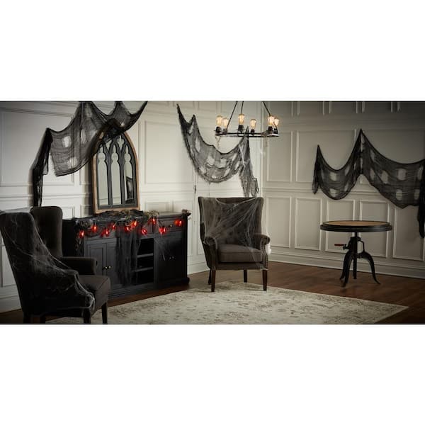 Debut Collection 36 in. 9-Light Black Graphite Farmhouse Urban Industrial Chandelier Dining Light