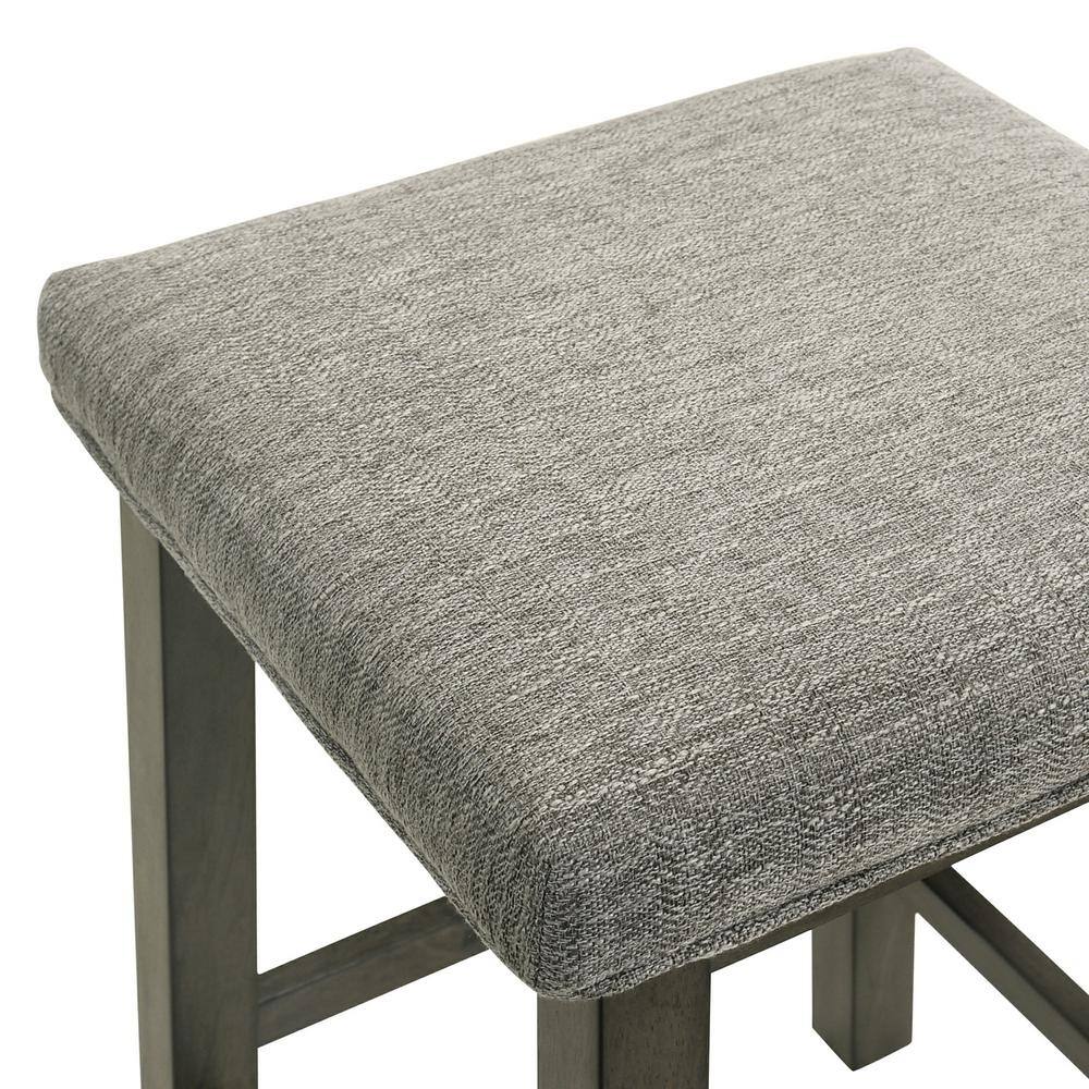 Churon Brown Solid Wood Bar Table with 2 Stools