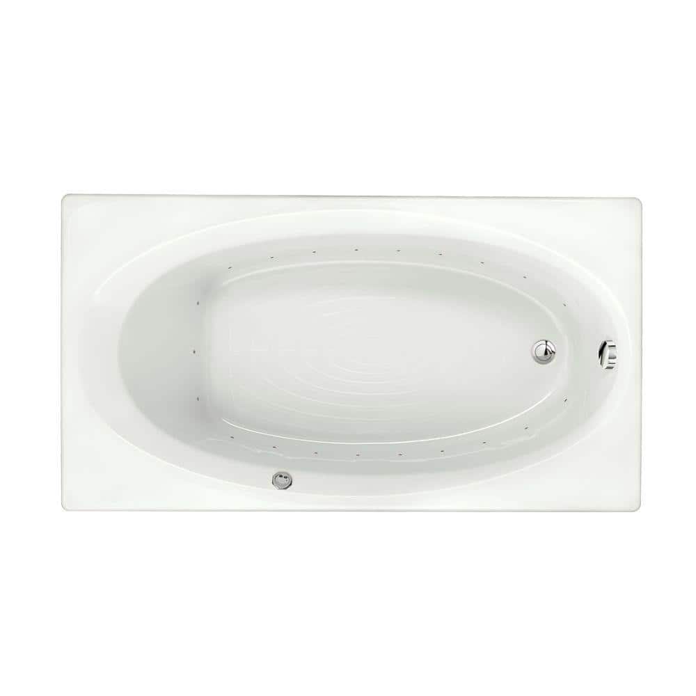 Evolution 66 in. x 36 in. Rectangular Air Bathtub with Reversible Hand Drai