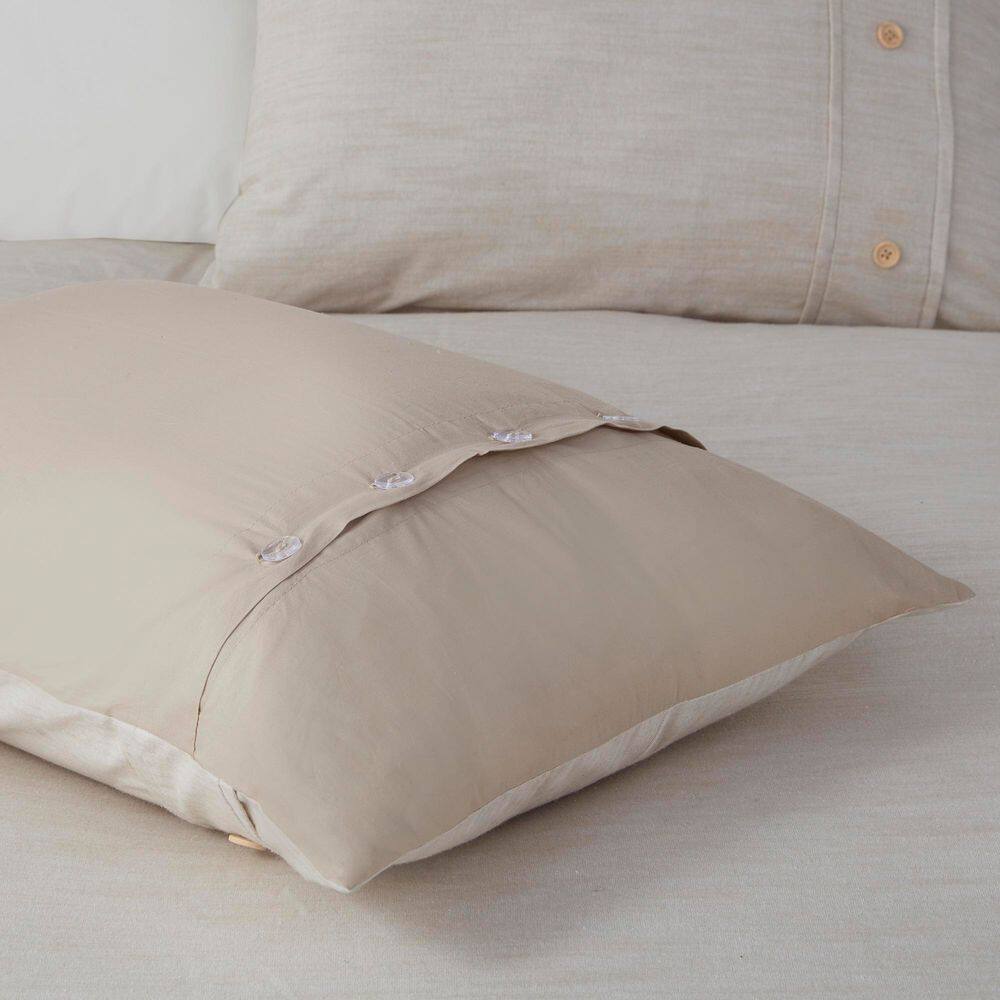 Natural Full Organic Cotton Comforter Cover Set with Insert