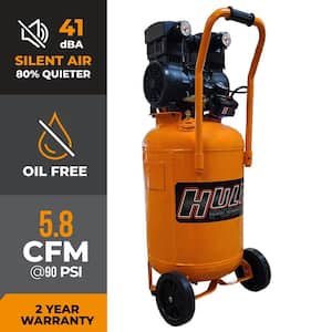 20 Gal. 2 HP Portable Electric-Powered Vertical Silent Air Compressor