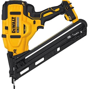 20V MAX XR Lithium-Ion Cordless 15-Gauge Angled Finish Nailer with 20V MAX Compact Lithium-Ion 4.0Ah Battery Pack