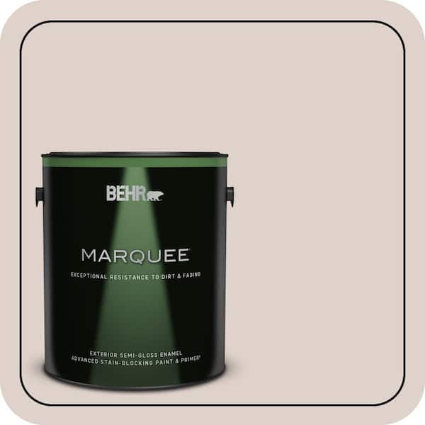BEHR MARQUEE 1 gal. #N150-1 Mocha Ice Semi-Gloss Enamel Exterior Paint & Primer