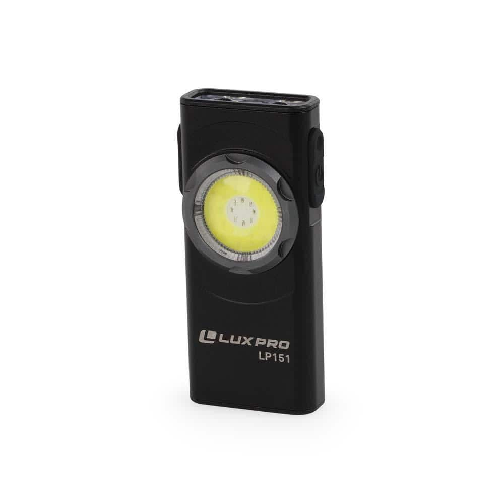 LUXPRO Pro Series Hat and Pocket 500 Lumen Rechargeable LED